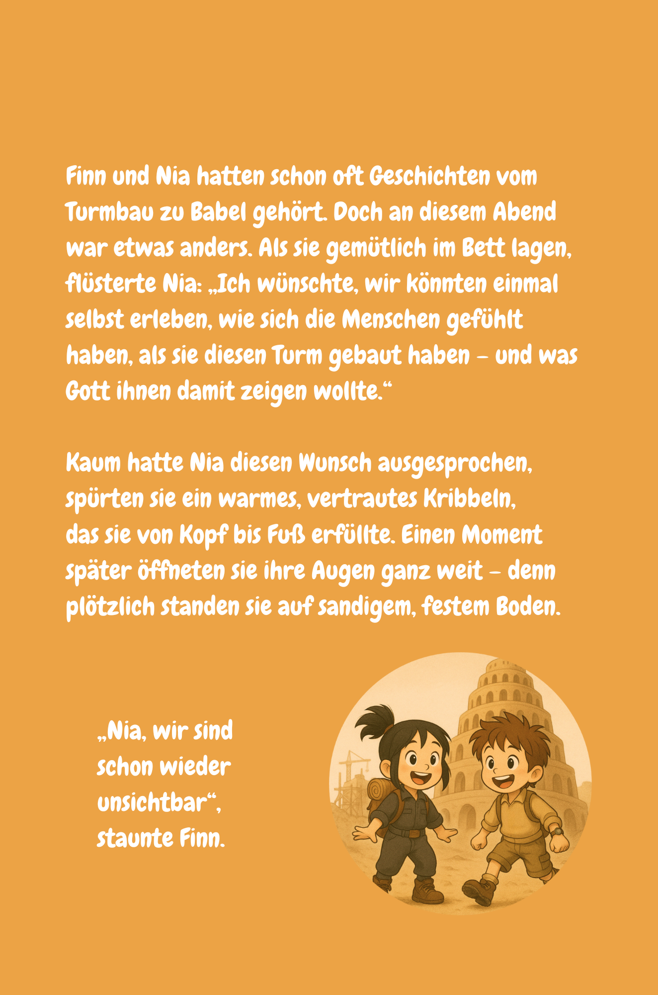 (2) Finn & Nia beim Turmbau zu Babel