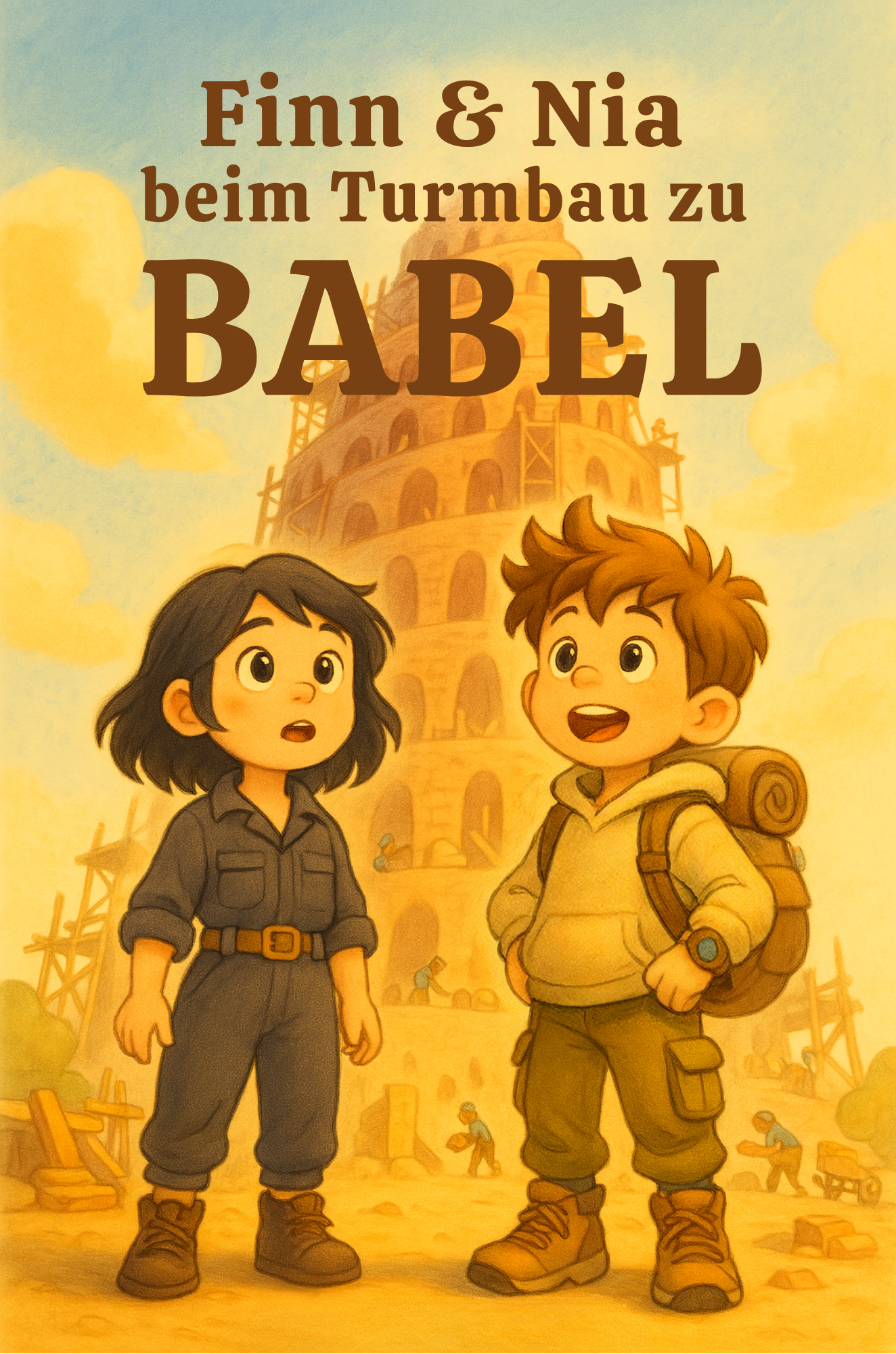 (2) Finn & Nia beim Turmbau zu Babel